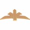 Ekena Millwork Davenport Timber Gable Bracket, Western Red Cedar, 48"W x 24"H x 1 1/2"D x 5 1/2"F, 12/12 Pitch GBW048X24X0206DAV00SWR - alternate 3